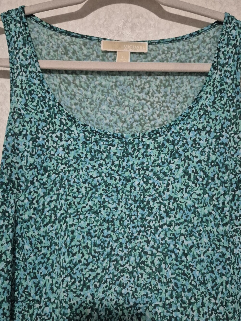 Michael Kors Teal Floral Sleeveless Maxi Dress  Size:XL - Picture 5 of 12